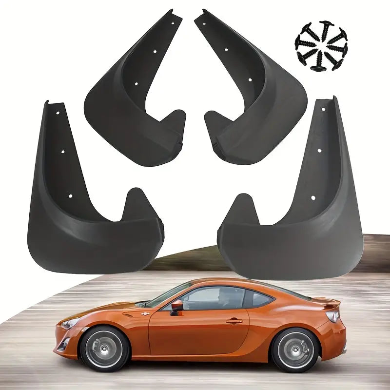 Sada 4 univerzálních autokrytek proti blátu