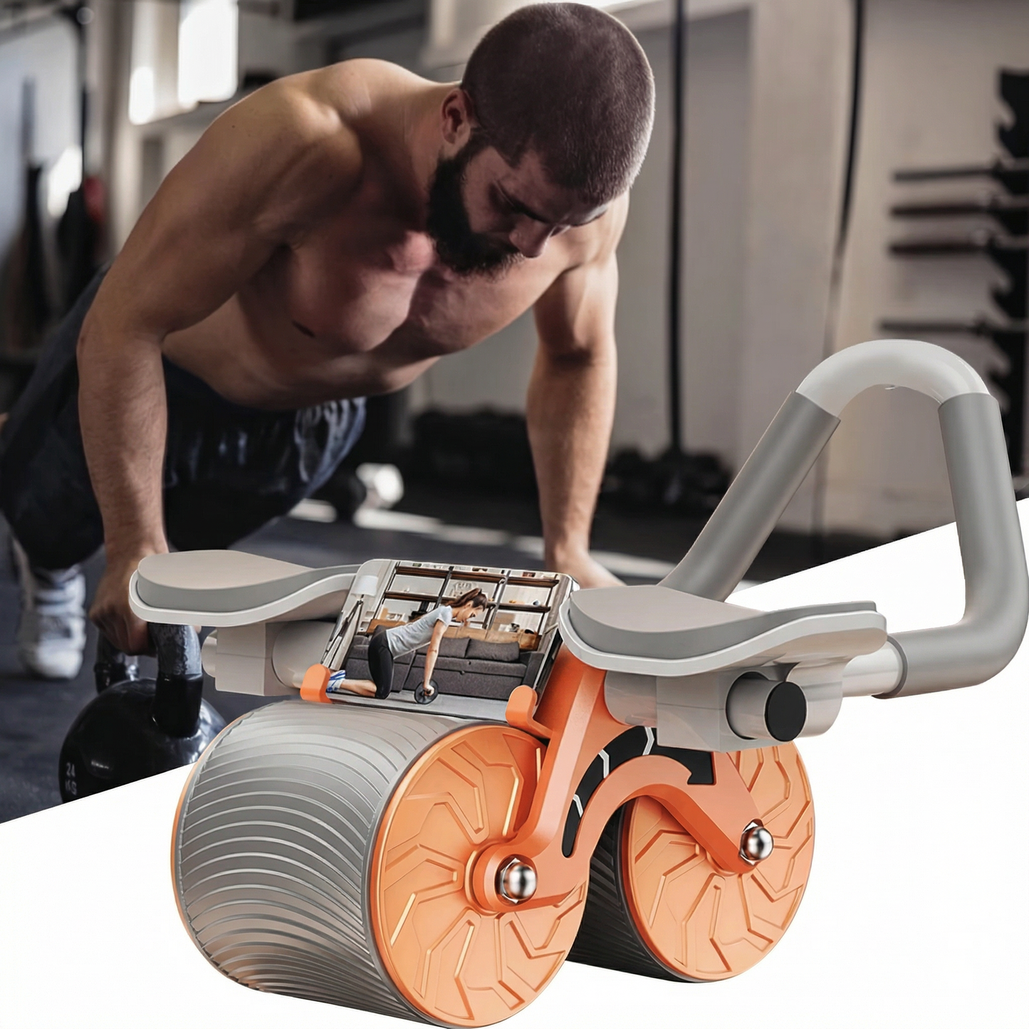 Břišní kolo s automatickým návratem
