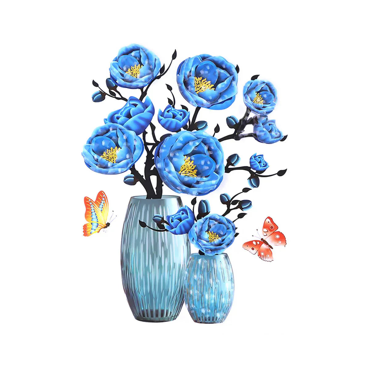 Dekorativní 3D samolepky (sada 3 kusů)