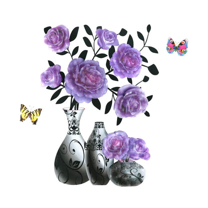 Dekorativní 3D samolepky (sada 3 kusů)