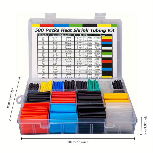 Sada 580 Smršťovacích Trubiček