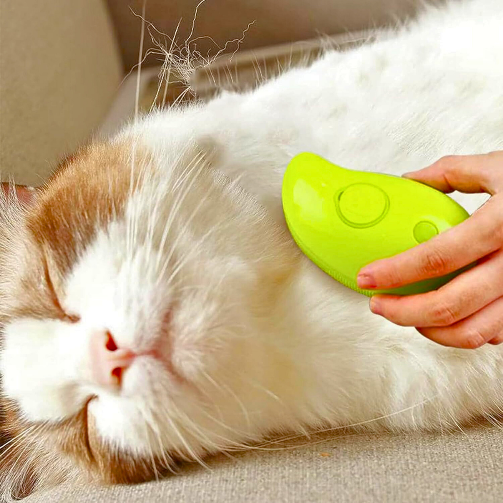 Parní kartáč pro zvířata 3 v 1