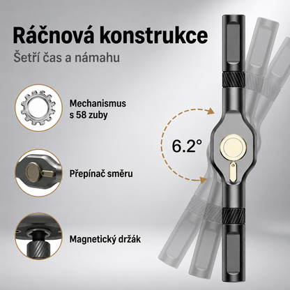 Sada magnetických šroubováků 24 v 1