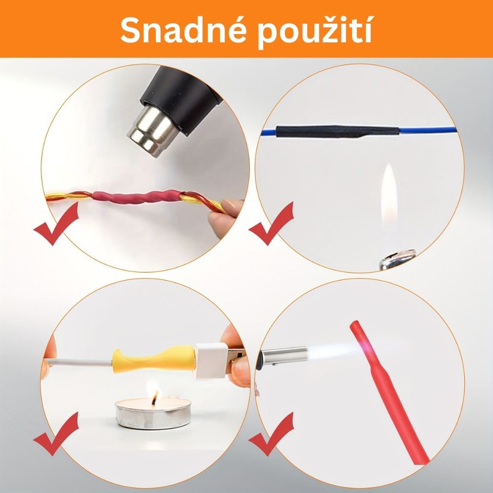 Sada 580 Smršťovacích Trubiček