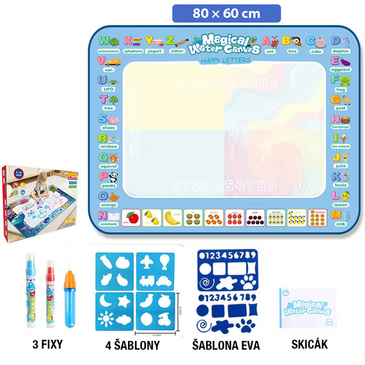 Magická podložka™ – Sada pro kreslení vodou bez nepořádku + 3 fixy jako dárek
