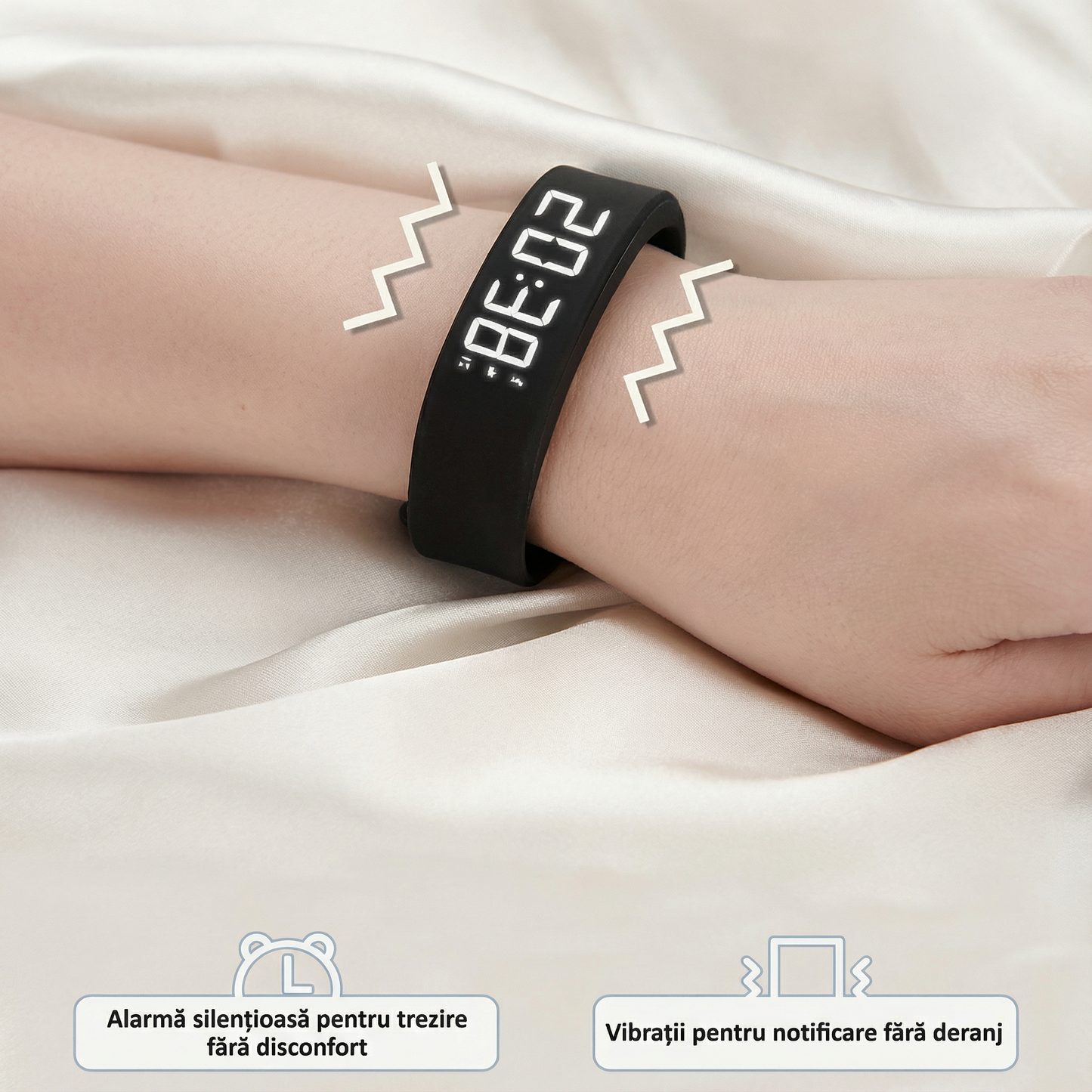 Multifunkční elektronické unisex hodinky