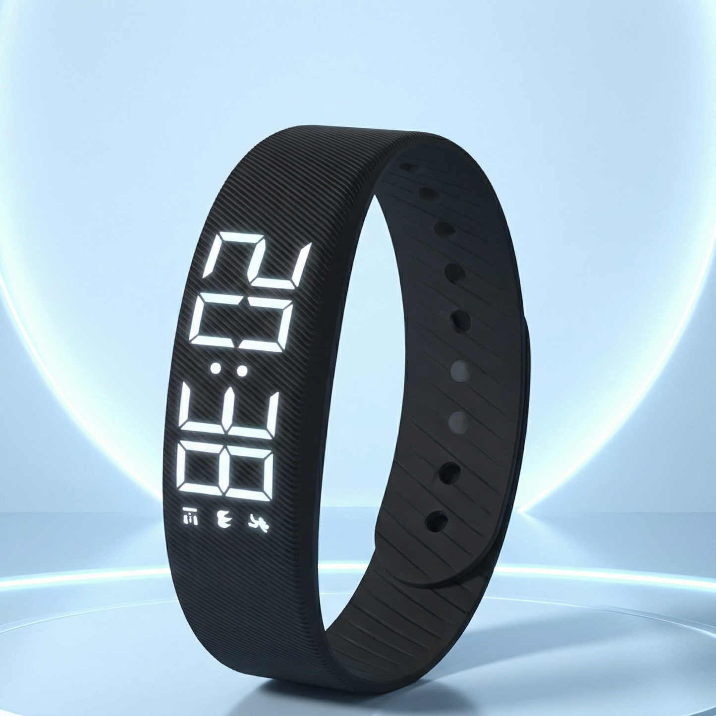 Multifunkční elektronické unisex hodinky
