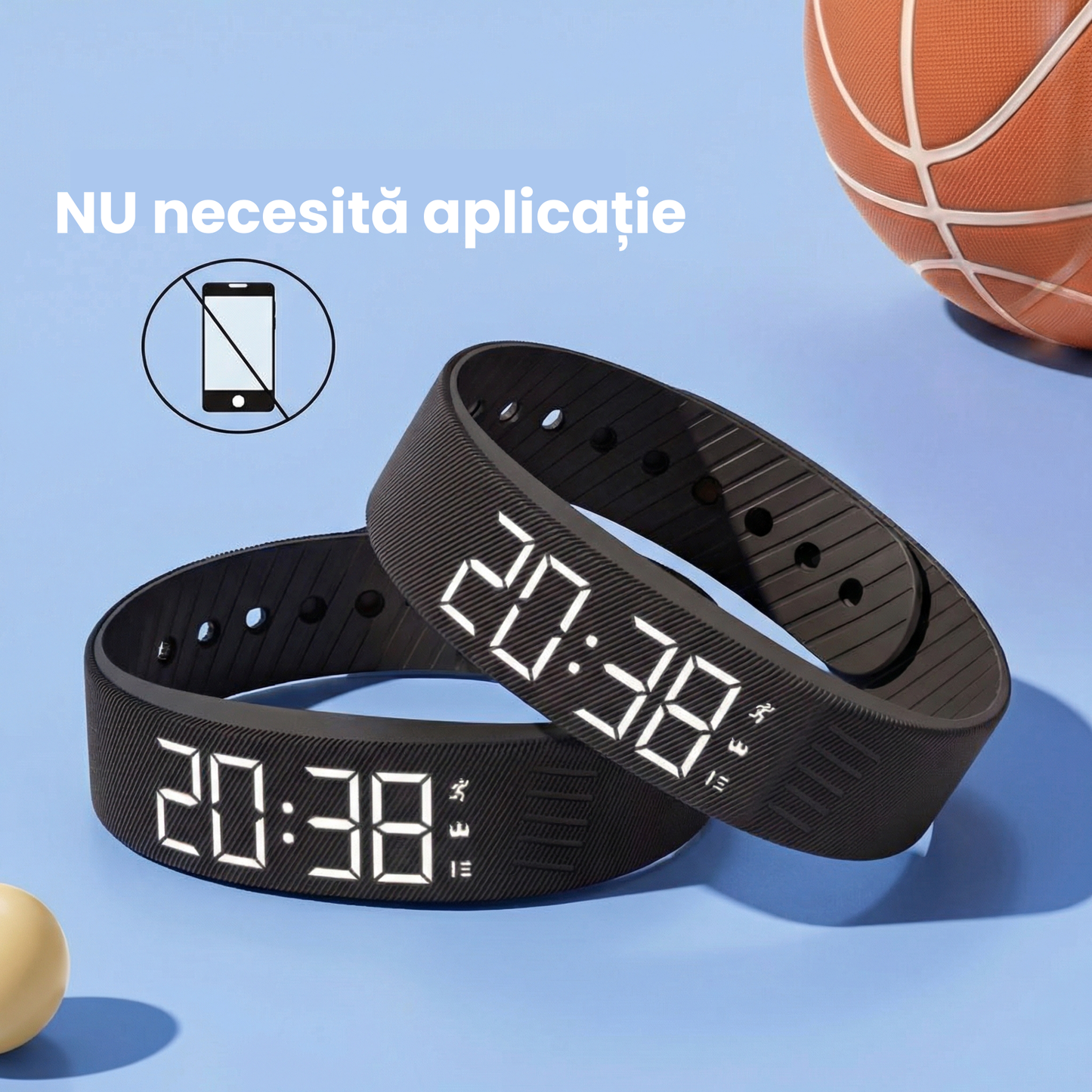 Multifunkční elektronické unisex hodinky