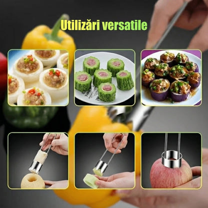 Vykrajovač jádřinců z nerezové oceli