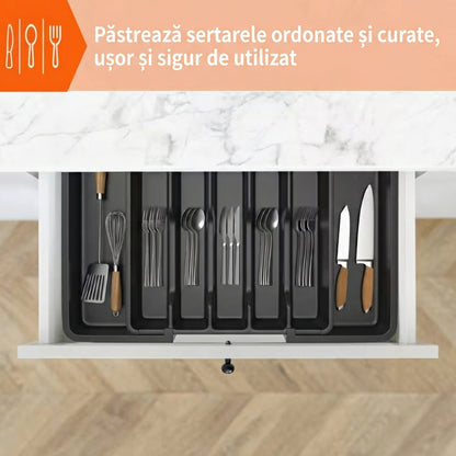Rozšiřitelný organizér na příbory