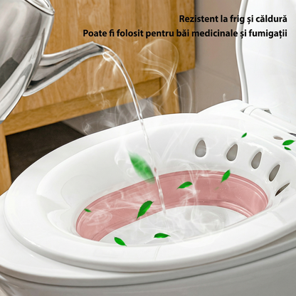 Dámská toaletní pomůcka pro hygienu a asistenci pro seniory